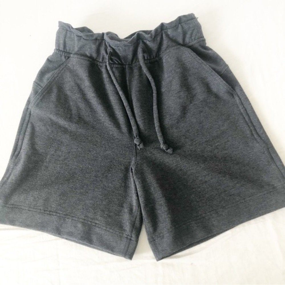 Lululemon High Waisted Sweatpant Shorts Size 2 Gym Loungewear
